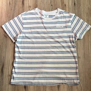 Men’s Hurley Short Sleeve Striped Tee - Size L